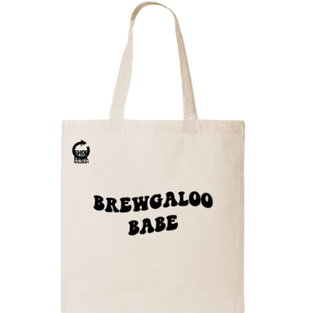 brewgaloo babe tote bag